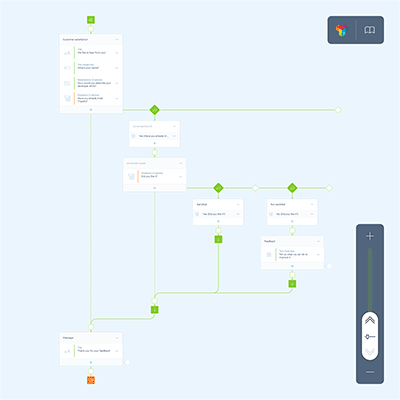 Screenshot of the form builder in Tripetto