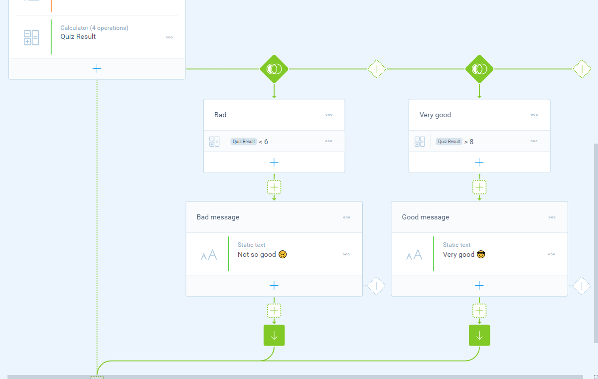 Screenshot of the form builder in Tripetto